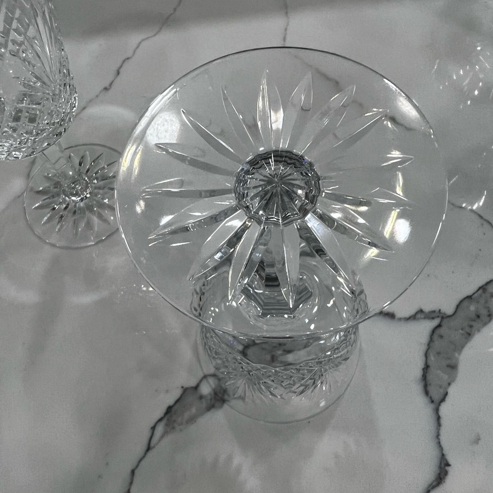 Waterford Crystal Lismore: Water or Wine Goblet, 6 7/8" Tall, 10 oz. Set of 2 - Picture 4 of 8